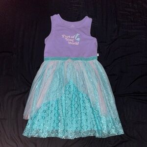 Disney the little Mermaid girls Dress size XL